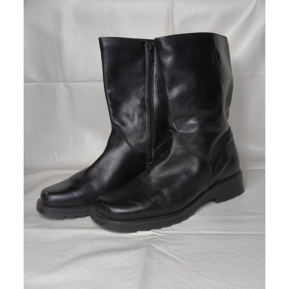 Blondo Canada 50914 Black Waterproof Leather Winter Boots Women's Size 8 B